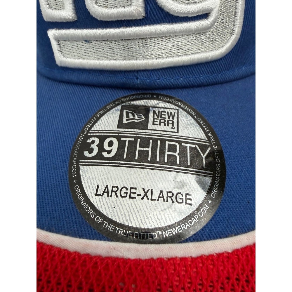 New Era NY Giants 39THIRTY Stretch Fit Hat Blue Red L/XL New - Picture 5 of 8